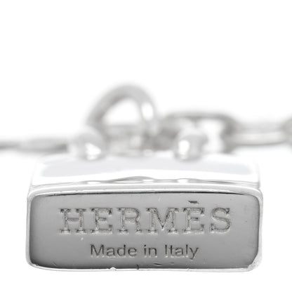 Hermes Sterling Silver Mini Birkin Amulette Bracelet SH 3 of 4