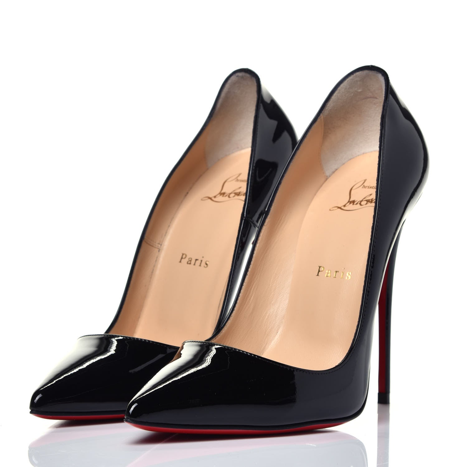 Christian Louboutin Patent So Kate 120 Pumps 39 Black 3 of 9