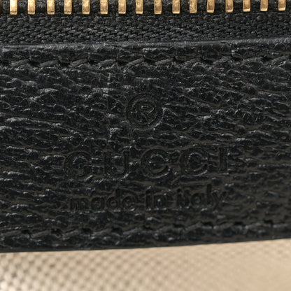 Gucci Jacquard Black Denim GG Monogram Medium Ophidia Shopping Tote Black Ivory 6 of 11