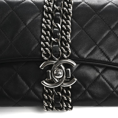 Chanel Lambskin Quilted Evening Clutch Black 8 of 13
