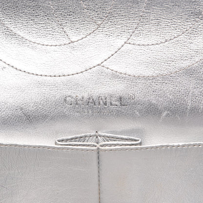 Chanel Metallic Lambskin Quilted 2.55 Reissue 227 Flap Silver 6 of 17
