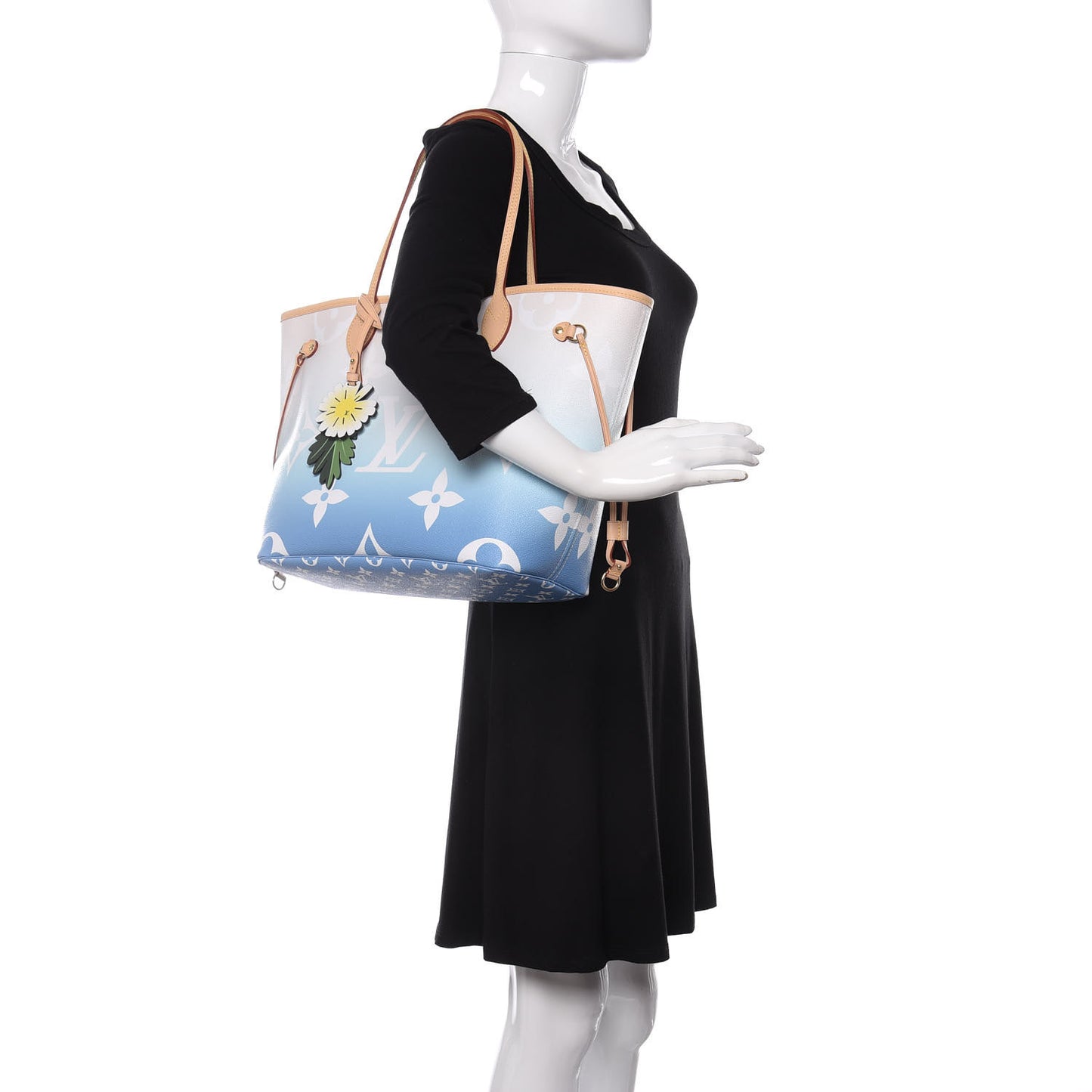 Monogram Giant By The Pool Neverfull MM Blue