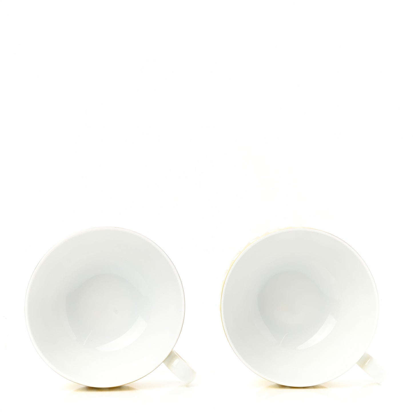 Porcelain Soleil d'Hermes Breakfast Cup And Saucer Set Of 2