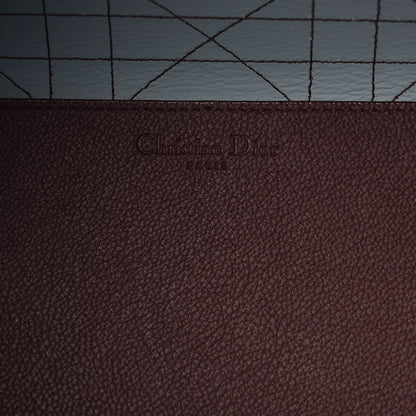 Christian Dior Grained Calfskin Cannage Medium Ultradior Tote Bordeaux 6 of 9