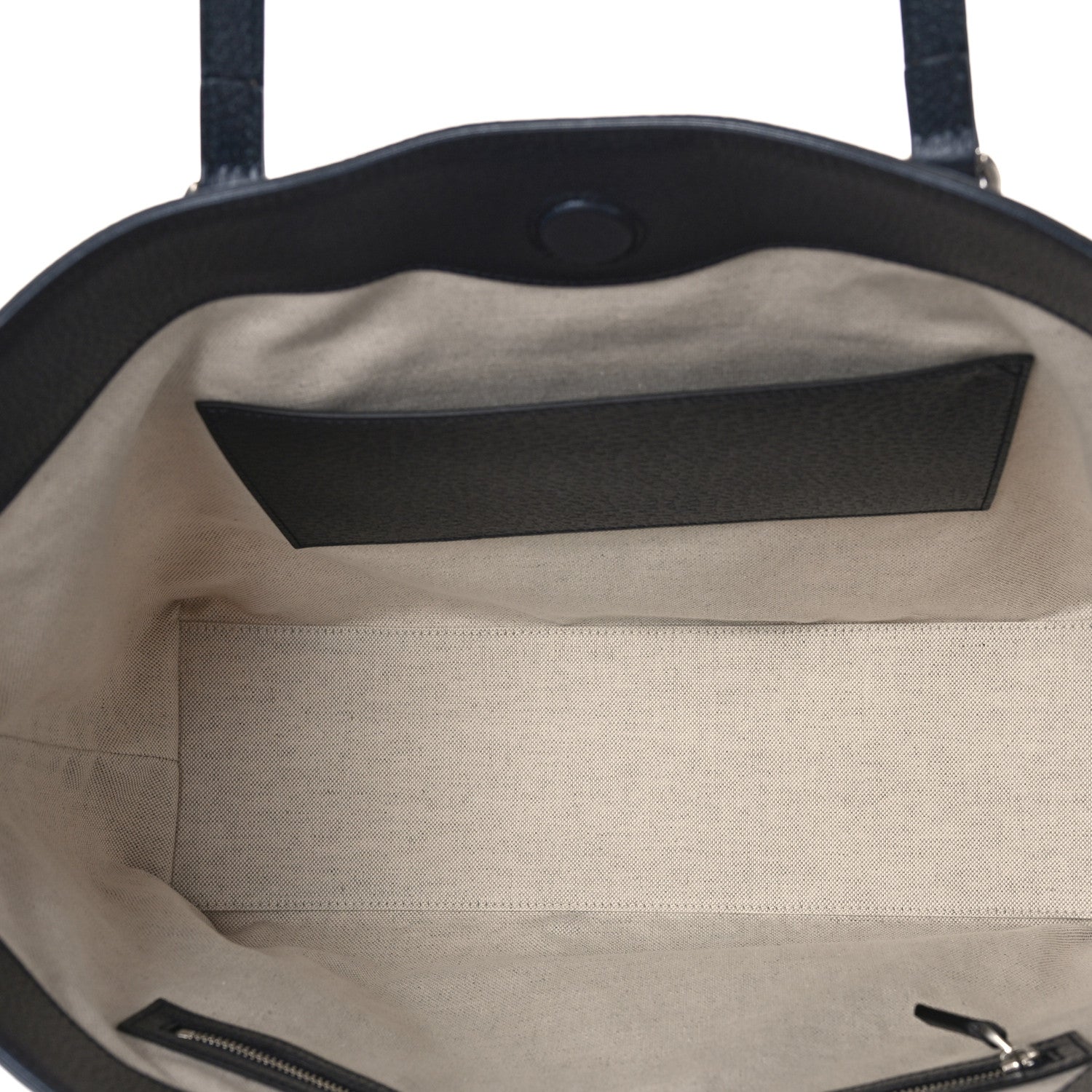 Gucci GG Supreme Monogram Textured Calfskin Web Medium Ophidia Shopping Tote Beige Blue 5 of 9
