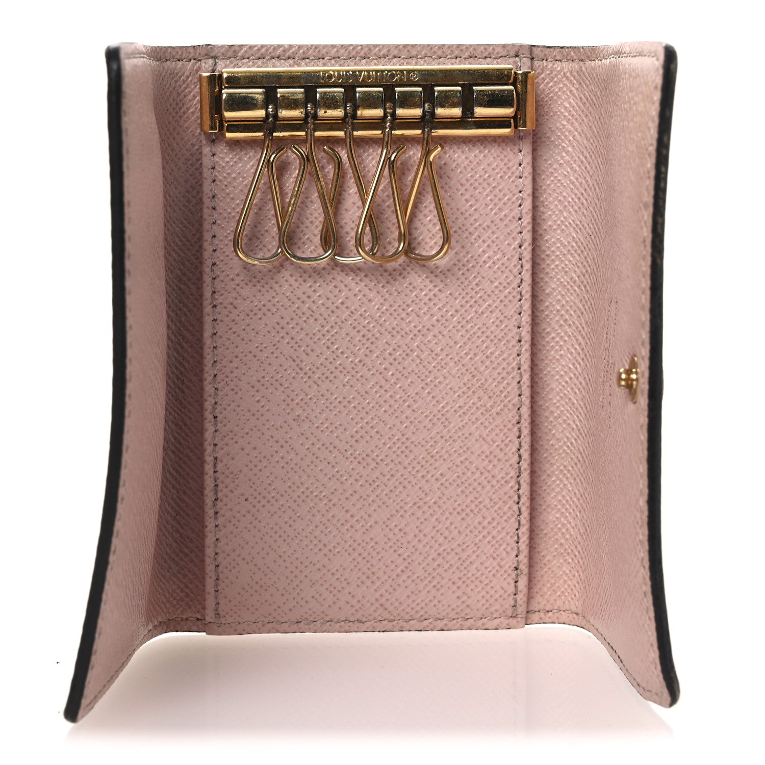 Louis Vuitton Damier Ebene Multicles 6 Key Holder Rose Ballerine 5 of 11