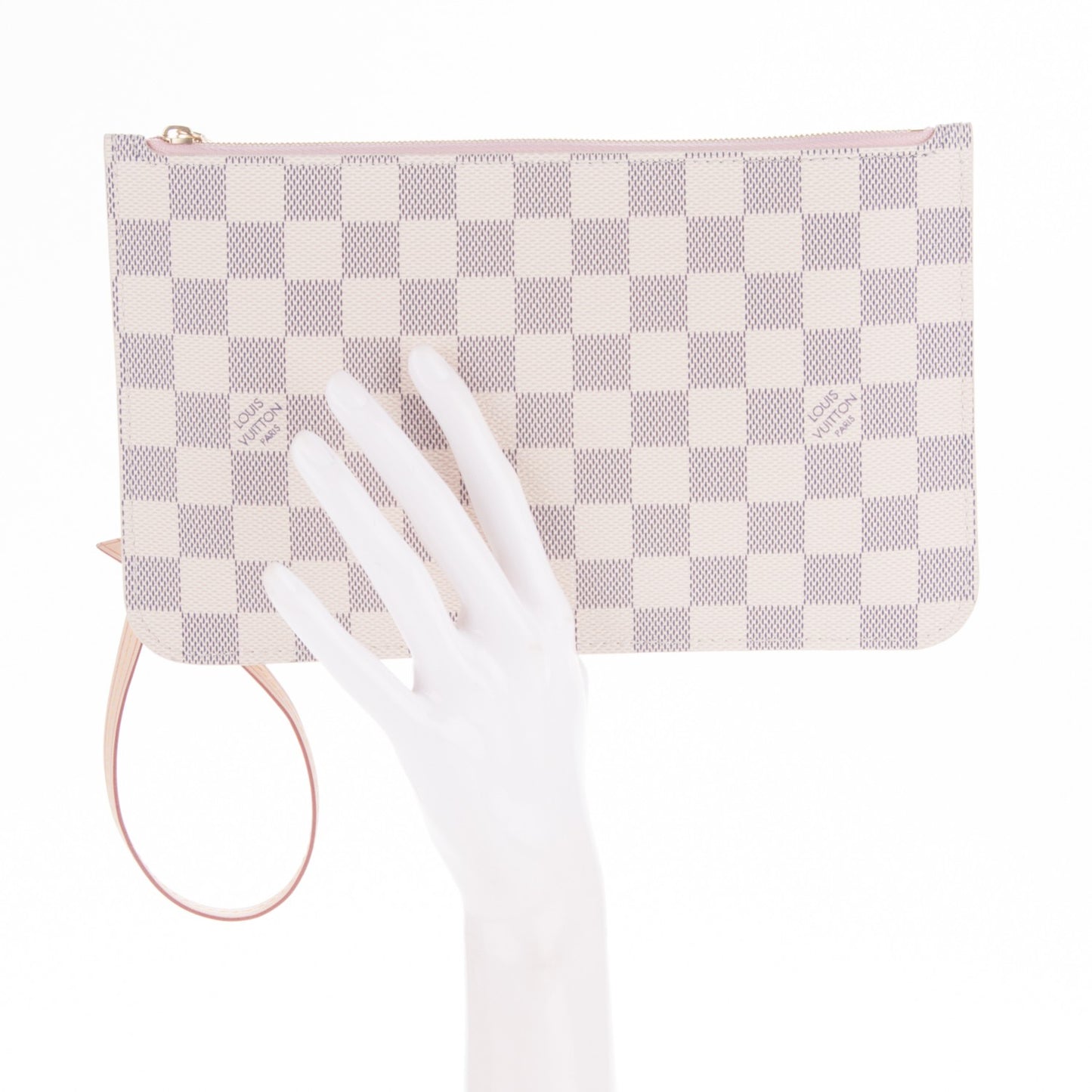 Damier Azur Neverfull MM GM Pochette Rose Ballerine