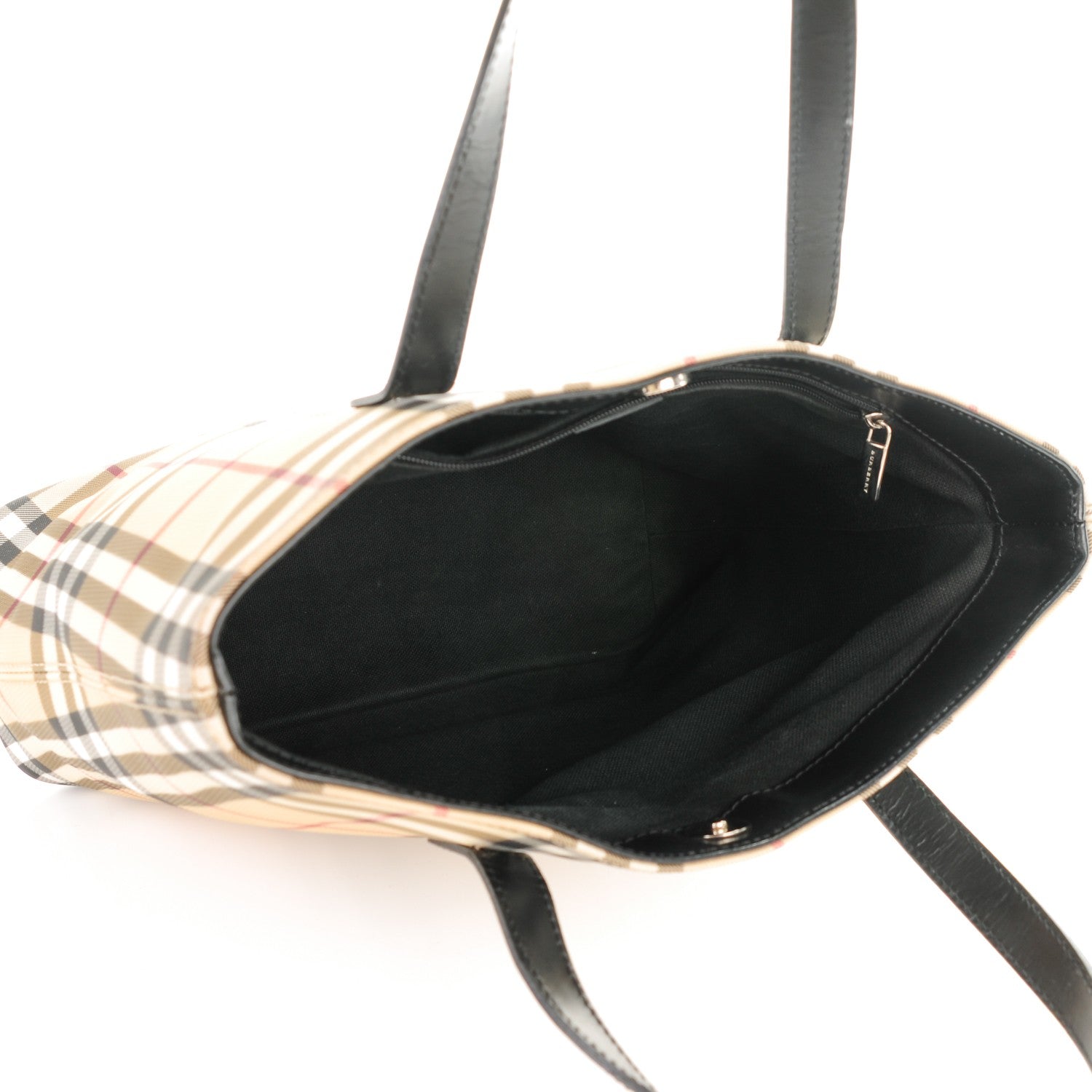Burberry House Check Medium Tote Black 5 of 7