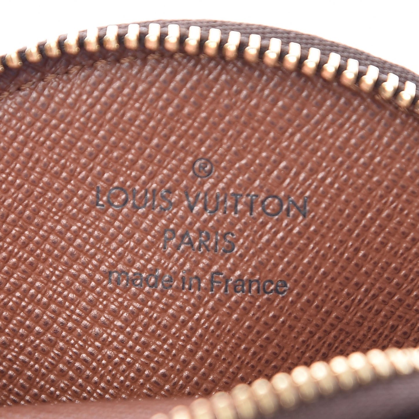Monogram Round Coin Purse