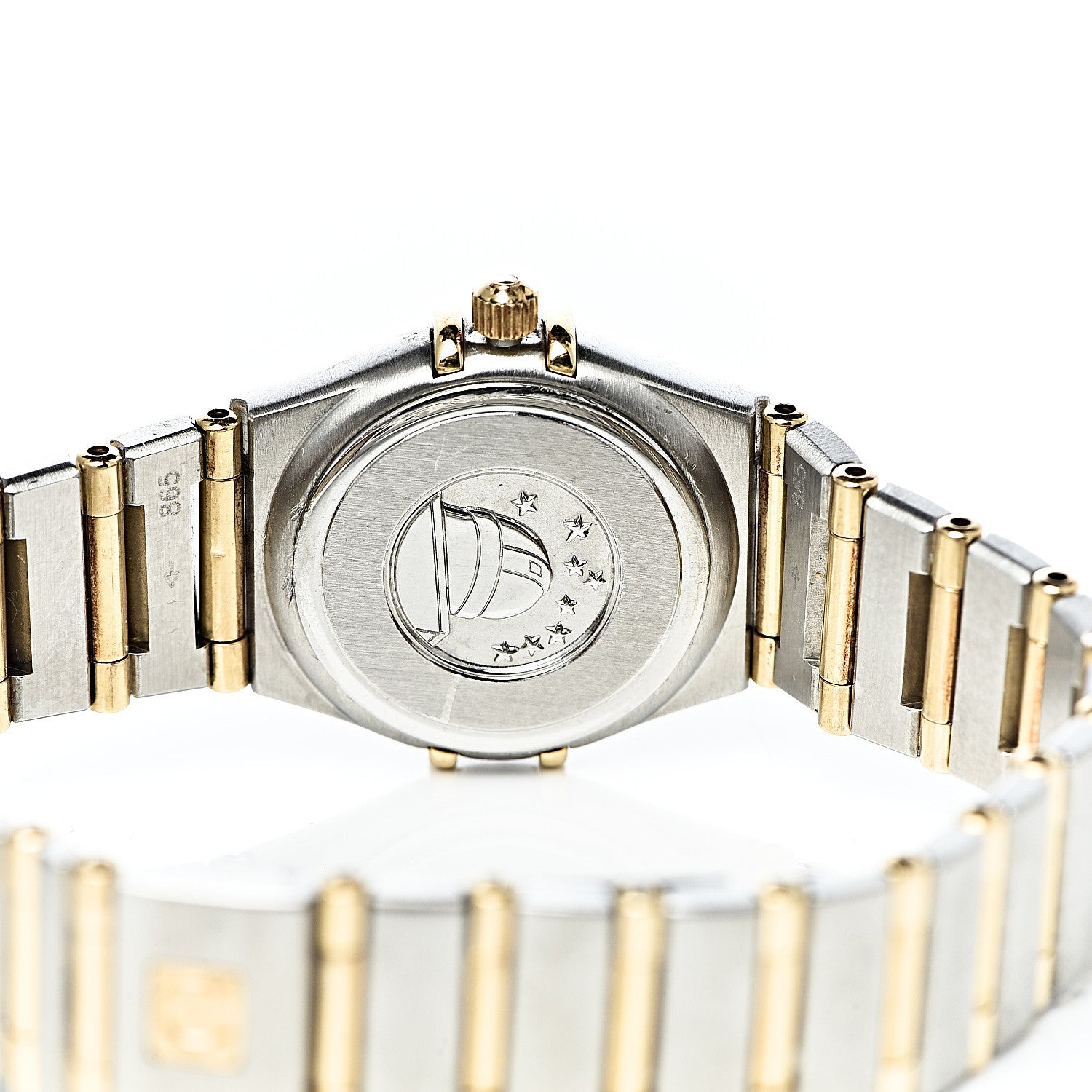 Omega Stainless Steel 18K Yellow Gold Diamond Mother of Pearl 22mm Constellation Quartz Watch 1262.75.00 5 of 8