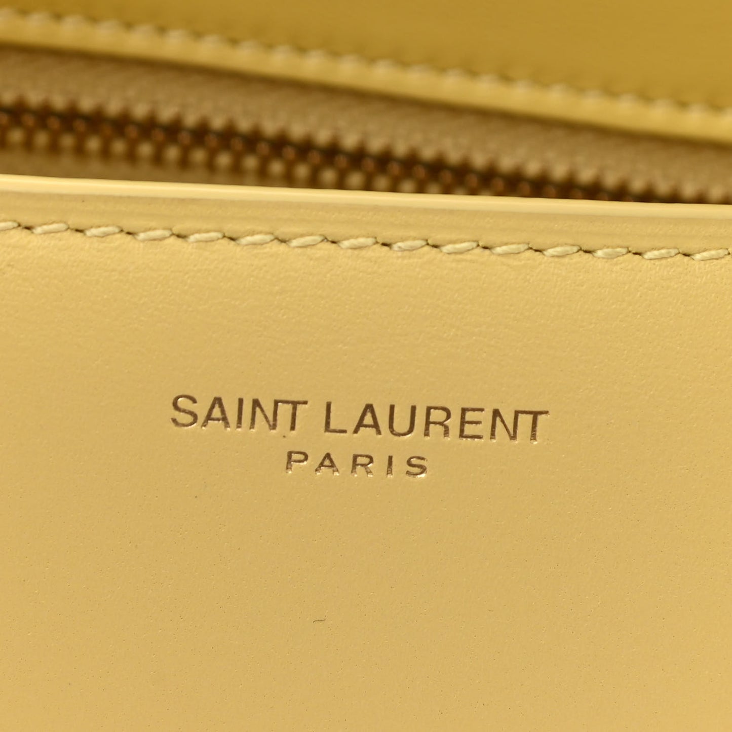 Smooth Calfskin Carre Satchel Paille