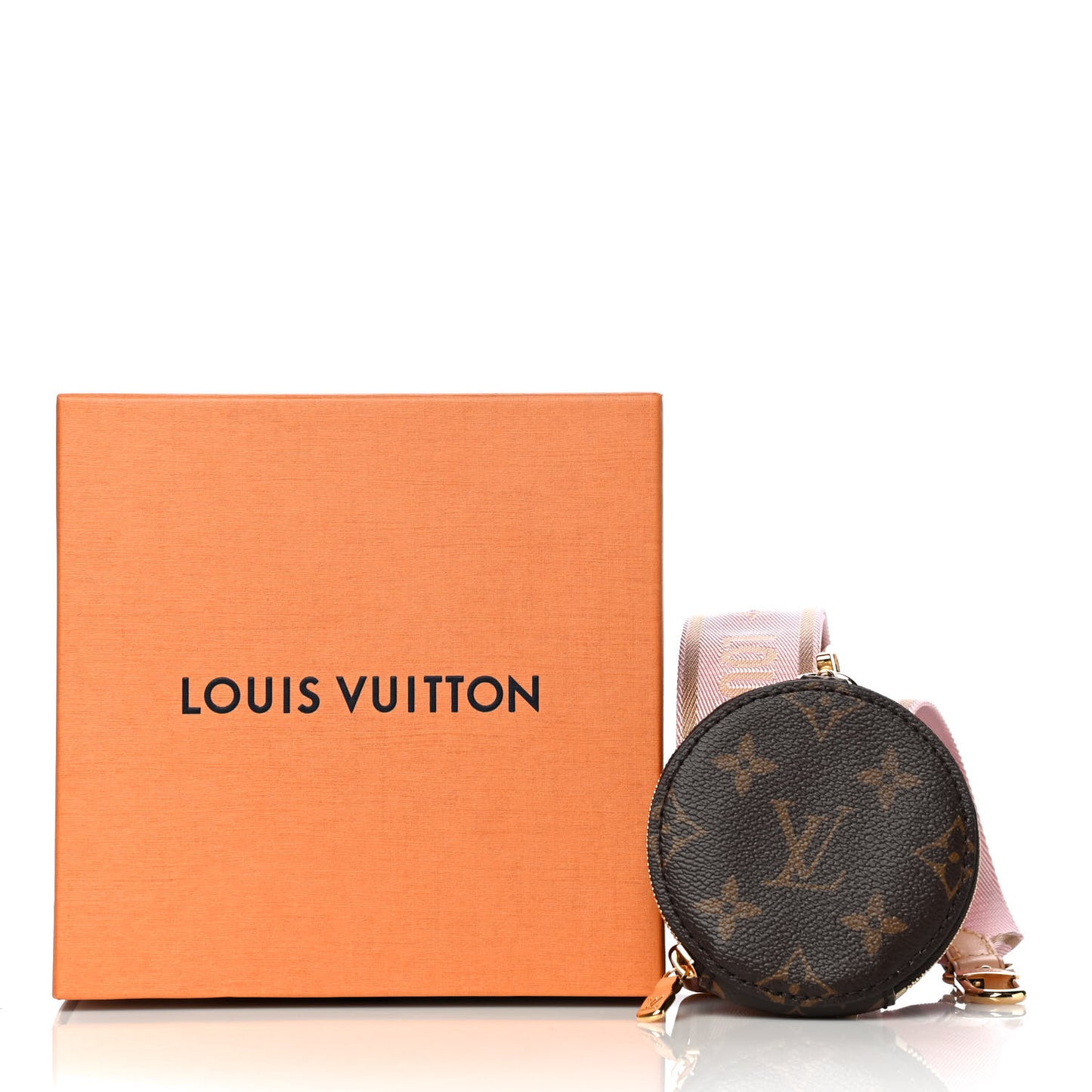 Monogram Multi Pochette Accessories Bandouliere Shoulder Strap Rose Clair