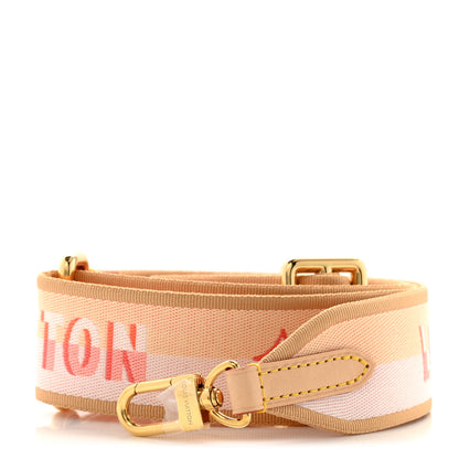 Louis Vuitton Jacquard Speedy Bandouliere 20 Shoulder Strap Pink Orange 1 of 3