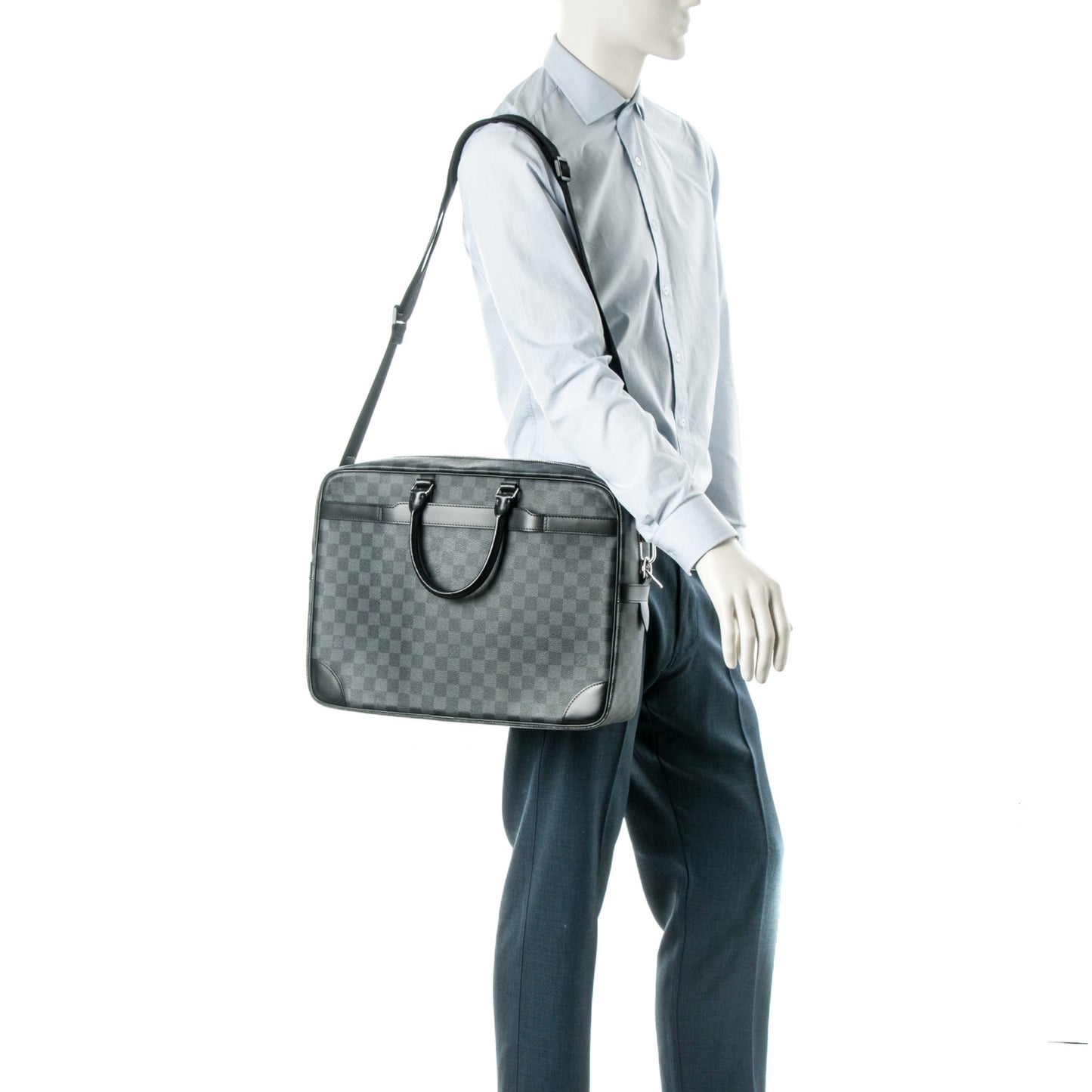 Damier Graphite Porte-Documents Voyage GM