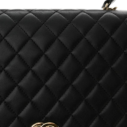 Chanel Lambskin Quilted Medium Citizen Chic Flap Black 13 of 13