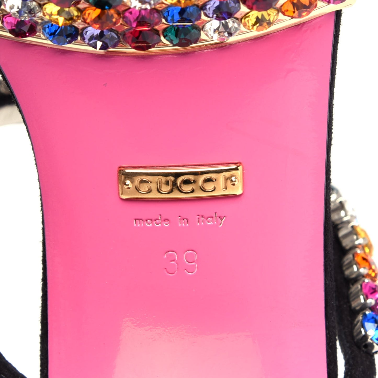 Kid Scamosciato Crystal Mira Platform Sandals 39 Multicolor