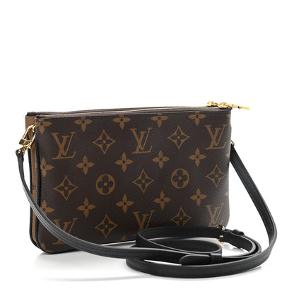 Louis Vuitton Reverse Monogram Giant Double Zip Pochette 3 of 10