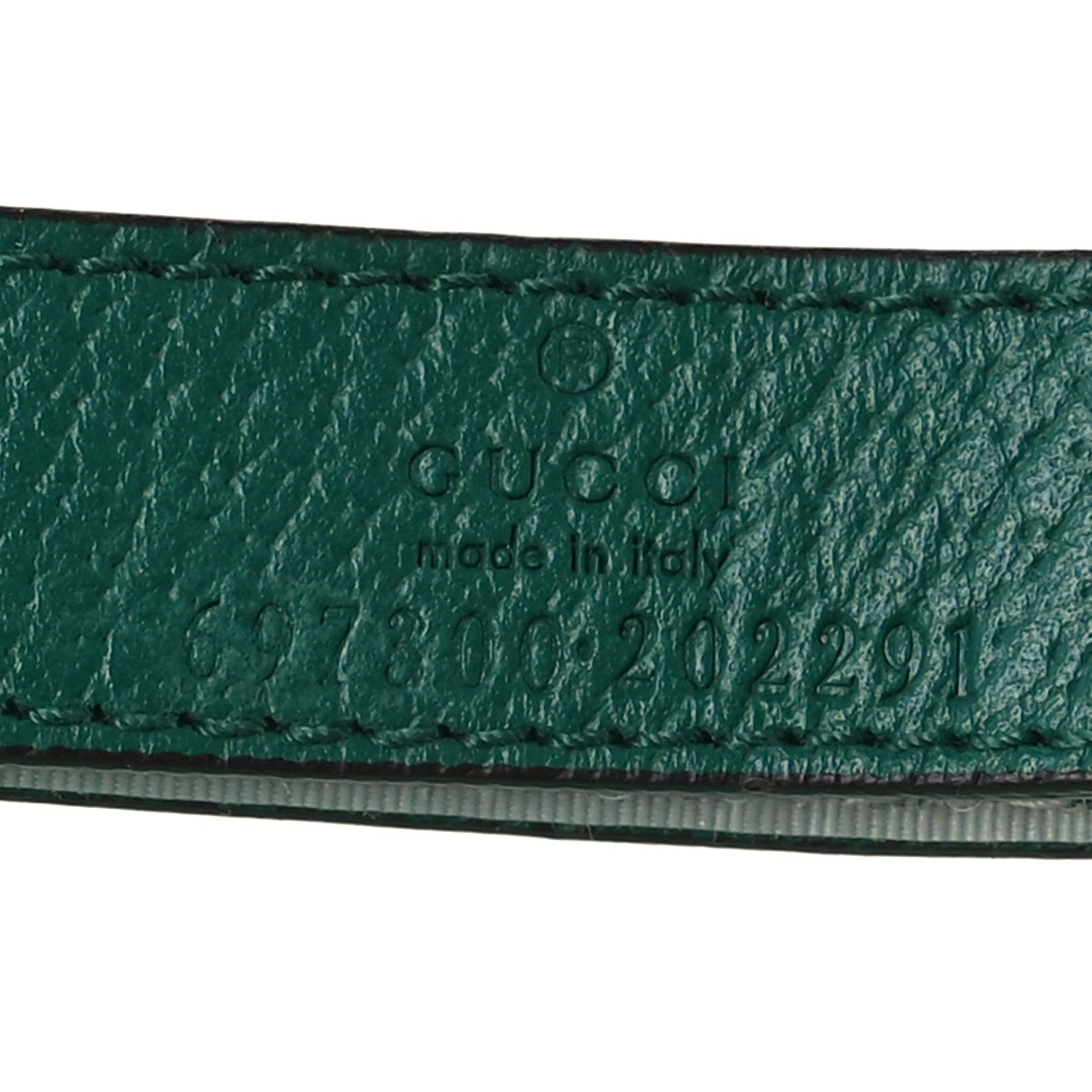 Gucci Silk Blend Jacquard Monogram Santa Barbara Baseball Hat XL Green Black Radiant 9 of 11