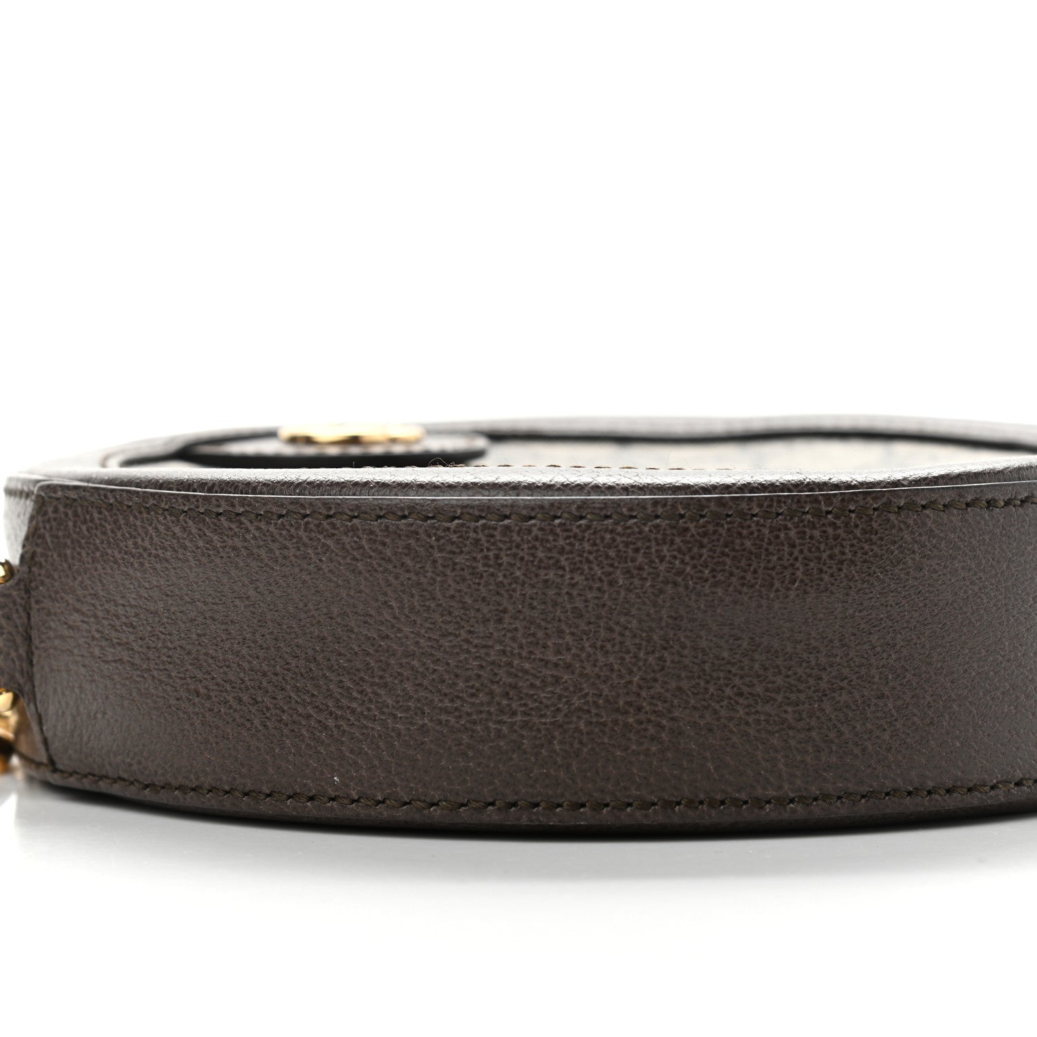 Gucci GG Supreme Monogram Web Mini Ophidia Round Shoulder Bag Brown 8 of 9