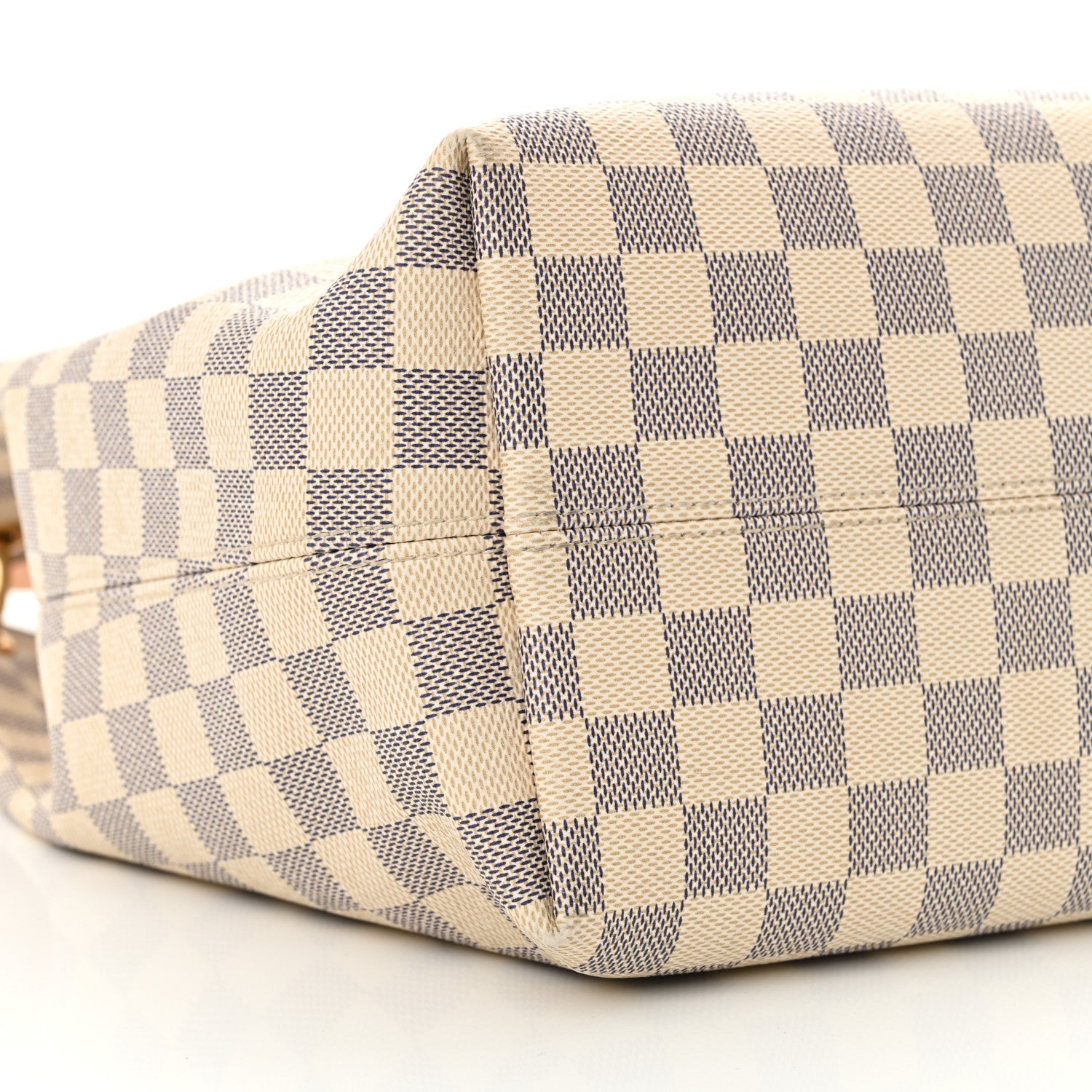 Louis Vuitton Damier Azur Graceful MM Rose Ballerine 10 of 18