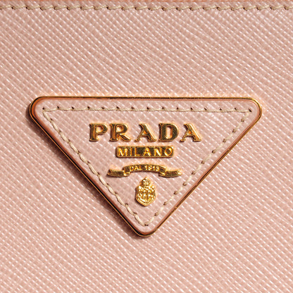Prada Saffiano Lux Medium Double Zip Tote Cammeo 5 of 10