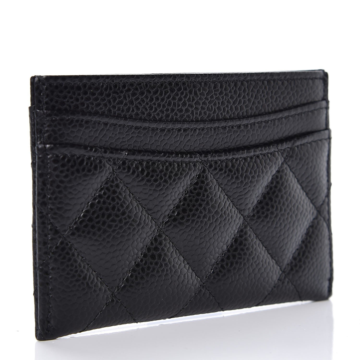 Chanel Caviar Quilted Card Holder Black 3 of 9