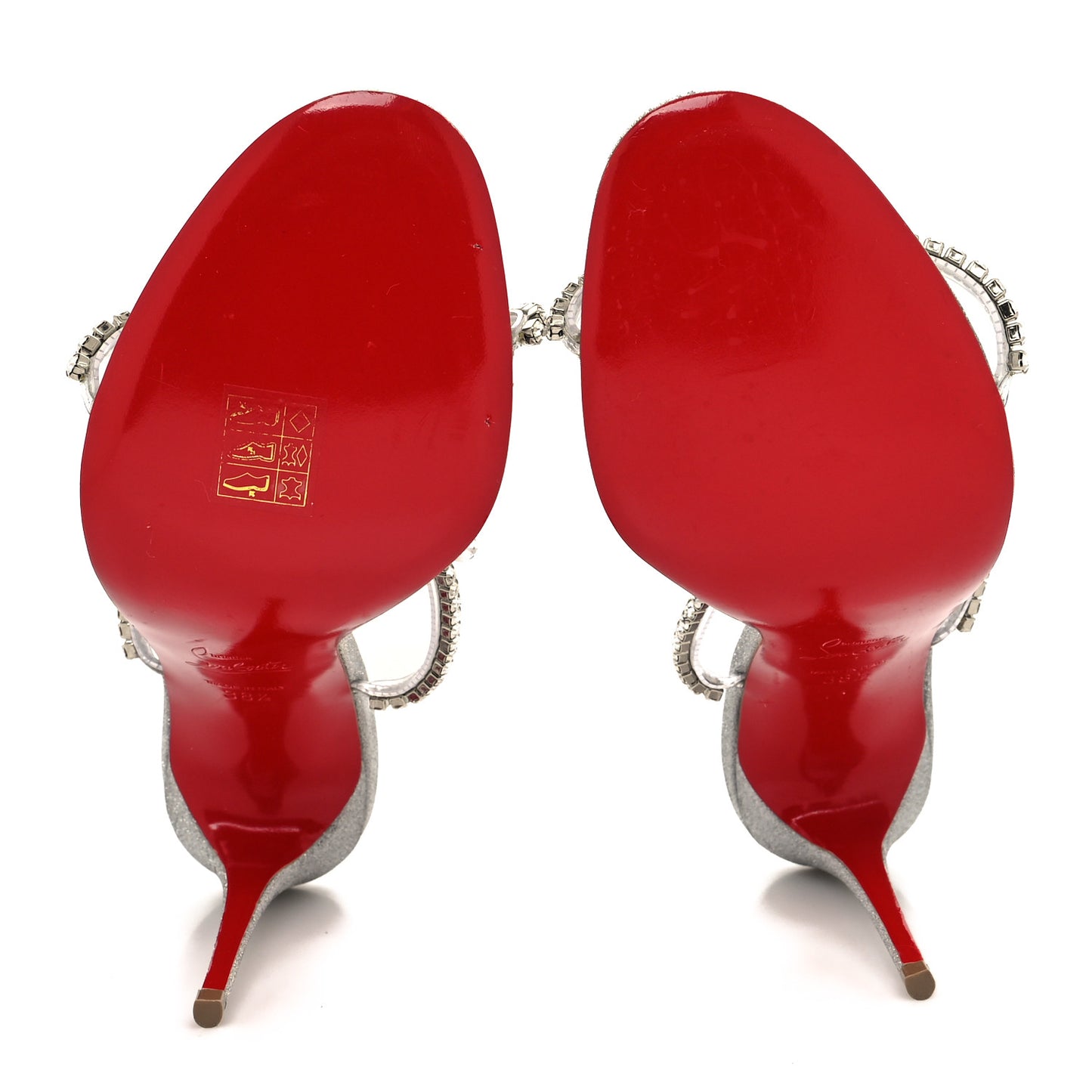 PVC Crystal Just Queen 100 Sandals 38.5 Crystal