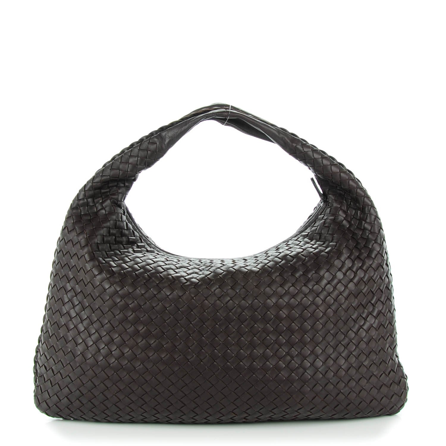 Bottega Veneta Nappa Intrecciato Large Veneta Hobo Ebano 1 of 8