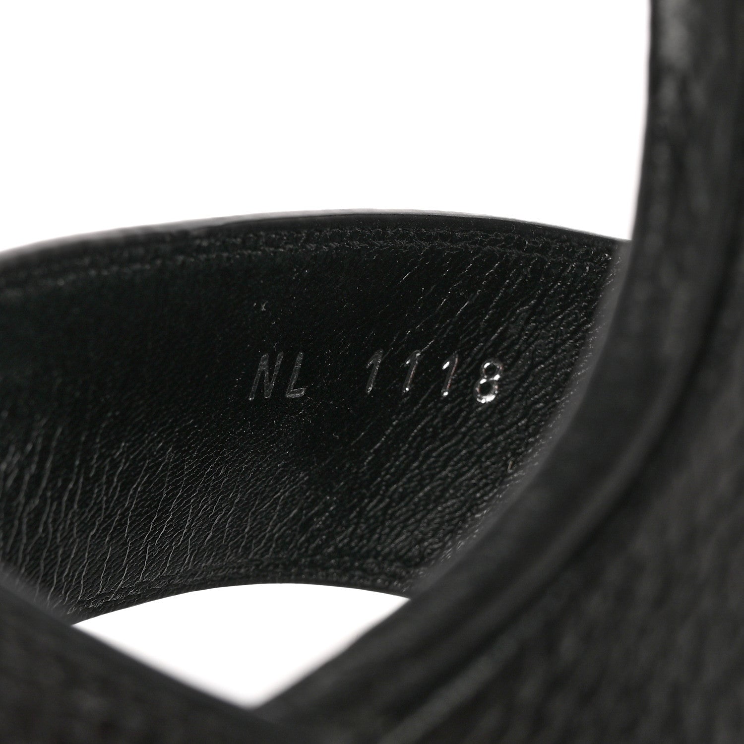 Louis Vuitton Grained Calfskin Horizon Platform Sandals 40 Black 8 of 9