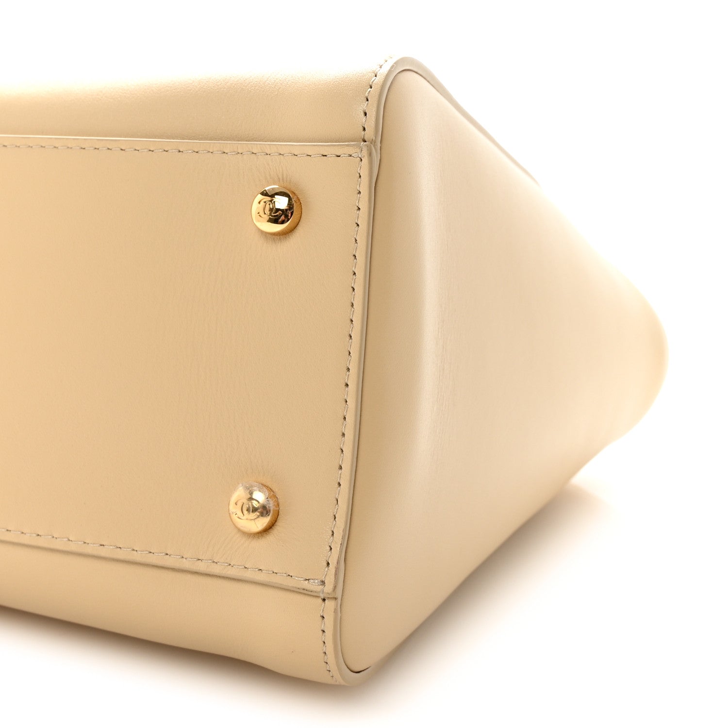 Chanel Calfskin Archetype Small Shopping Tote Beige 1875451