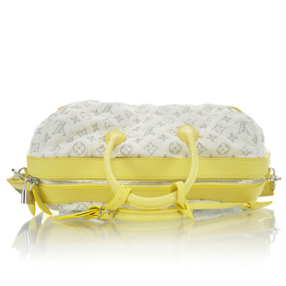 Louis Vuitton Monogram Denim Speedy Round Yellow 5 of 13