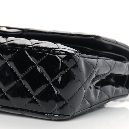 Chanel Patent Quilted Medium Double Flap Black 9 of 13