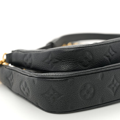 Louis Vuitton Empreinte Monogram Giant Multi Pochette Accessories Black 9 of 10
