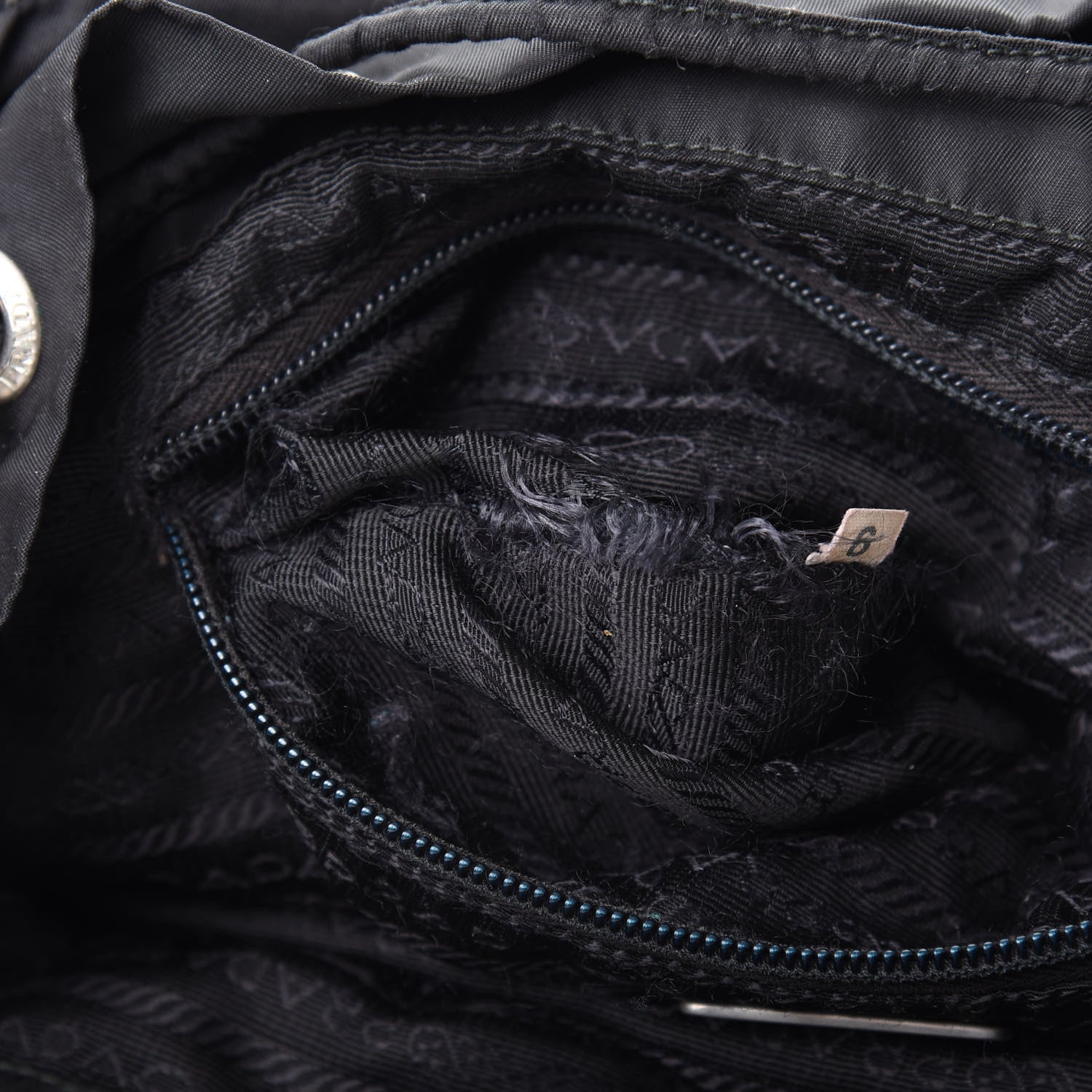 Prada Nylon Vela Small Backpack Black 10 of 16