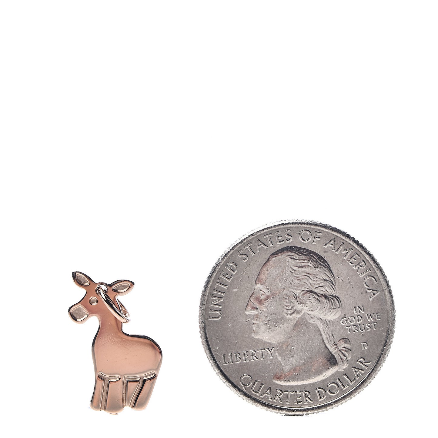 18K Rose Gold Smart Donkey Charm