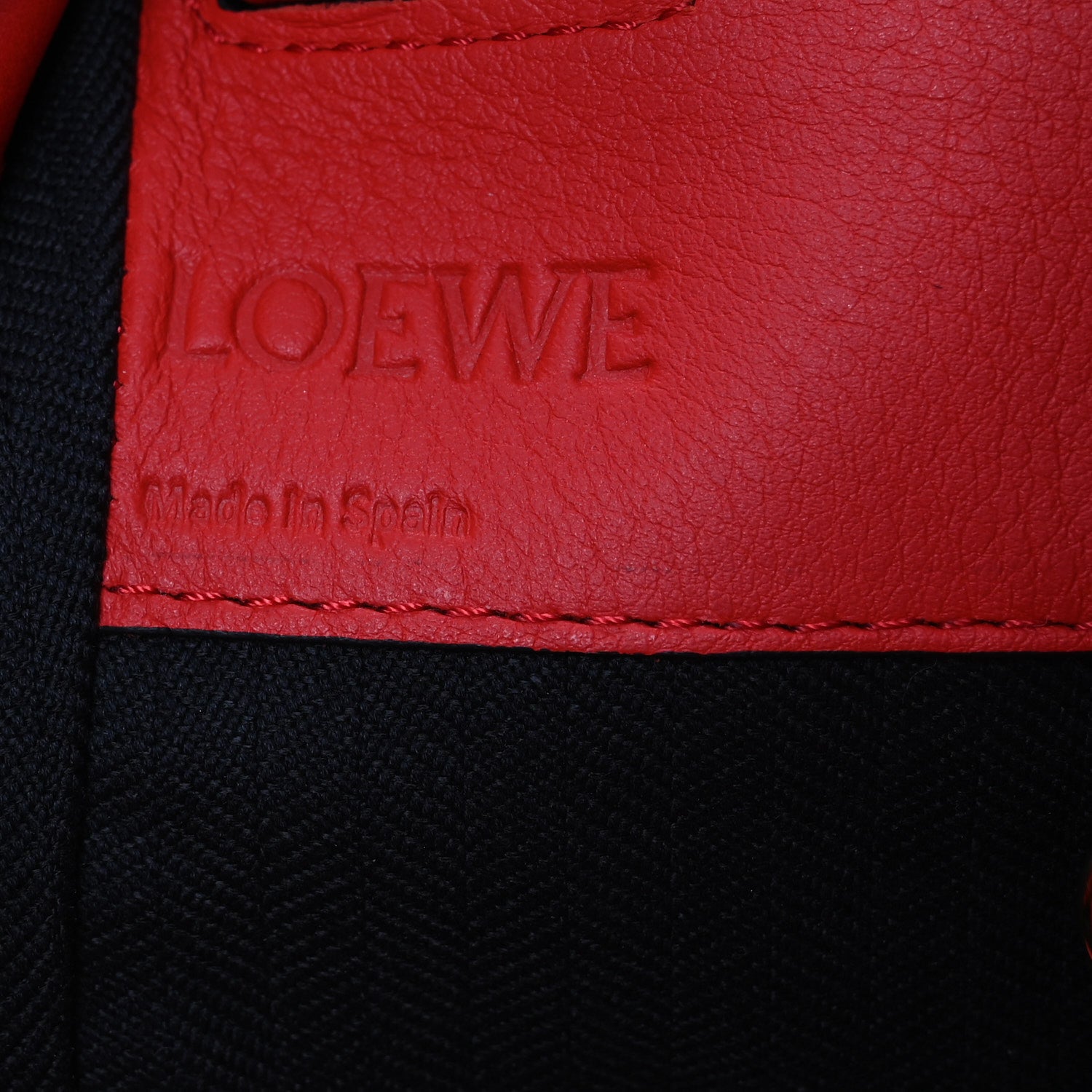Loewe Calfskin Medium Hammock Shoulder Bag Scarlet Red 6 of 17