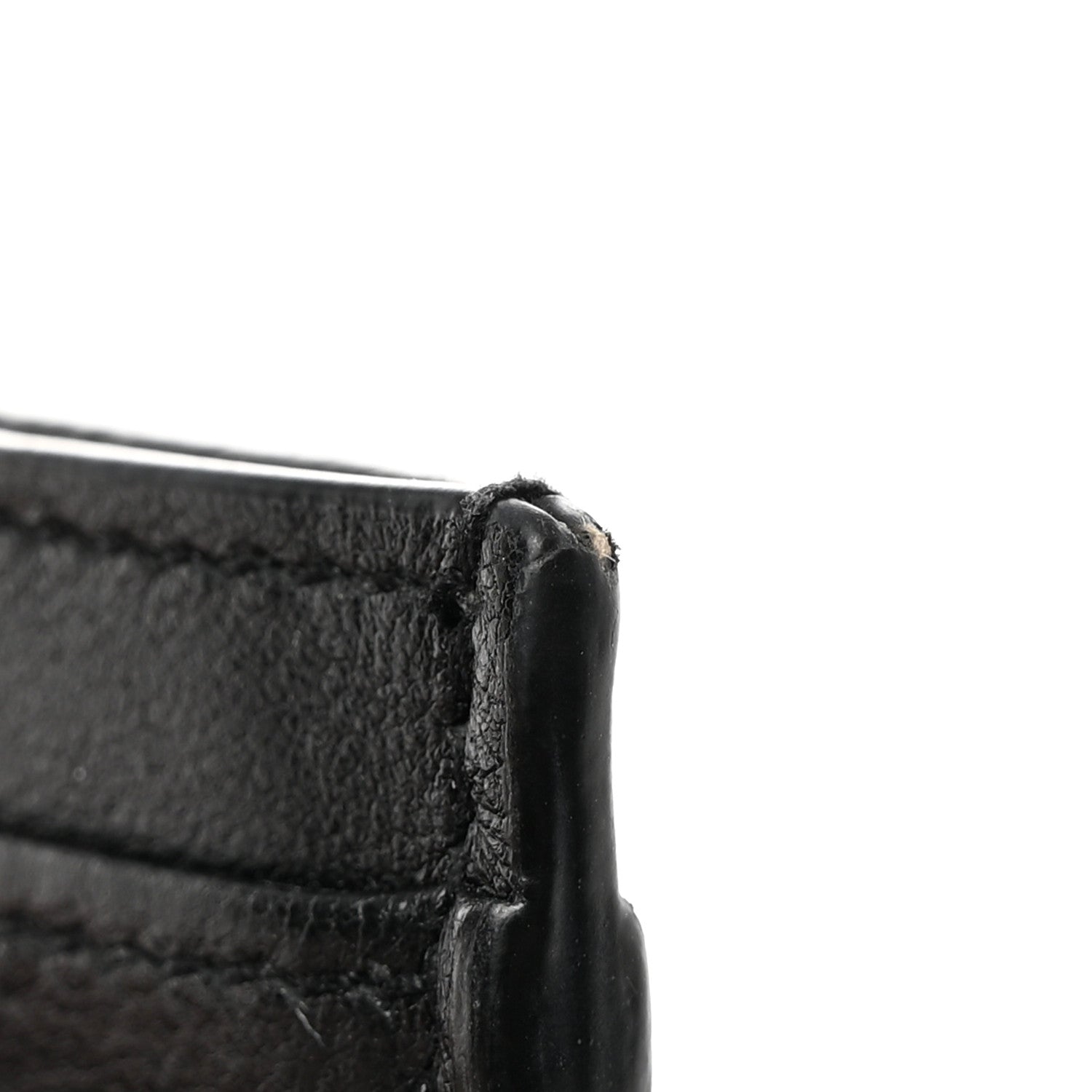 Saint Laurent Calfskin Y Quilted Monogram LouLou Credit Card Case Black 9 of 15