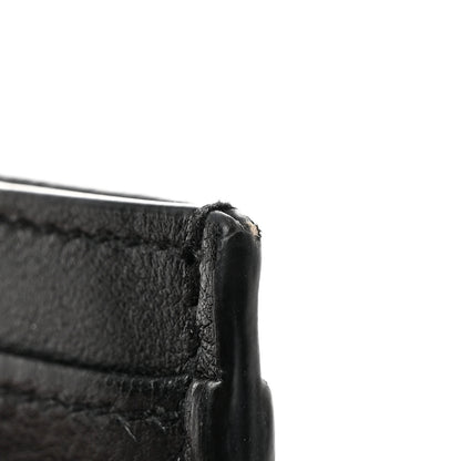 Saint Laurent Calfskin Y Quilted Monogram LouLou Credit Card Case Black 9 of 15
