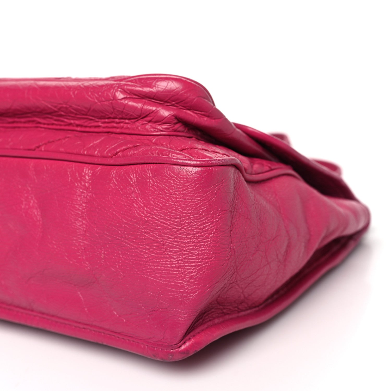 Saint Laurent Crinkled Calfskin Matelasse Monogram Medium Niki Chain Satchel Freesia 10 of 13