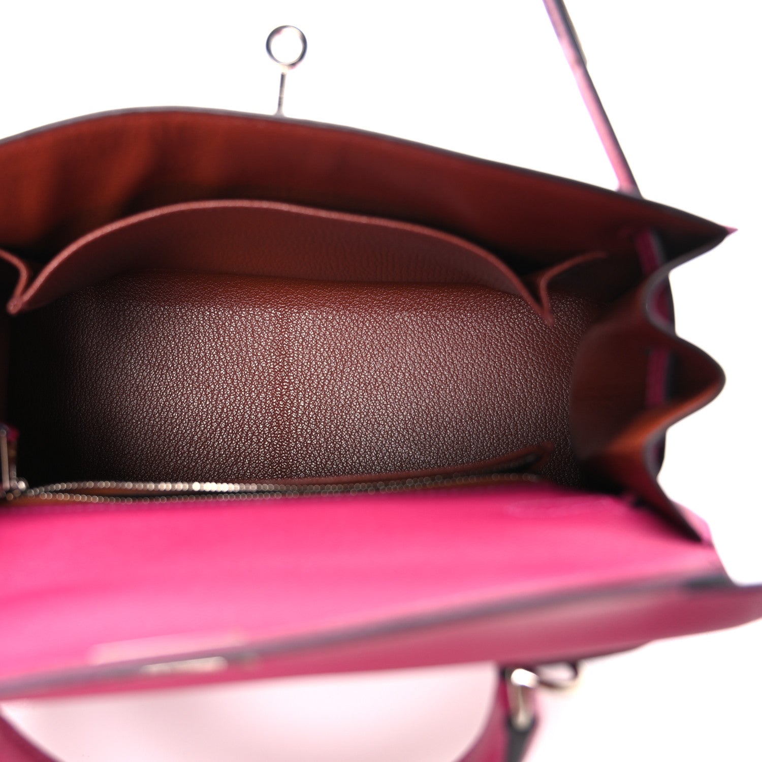Hermes Epsom Verso Kelly Sellier 25 Rose Pourpre Sienne 5 of 11