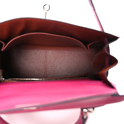 Hermes Epsom Verso Kelly Sellier 25 Rose Pourpre Sienne 5 of 11