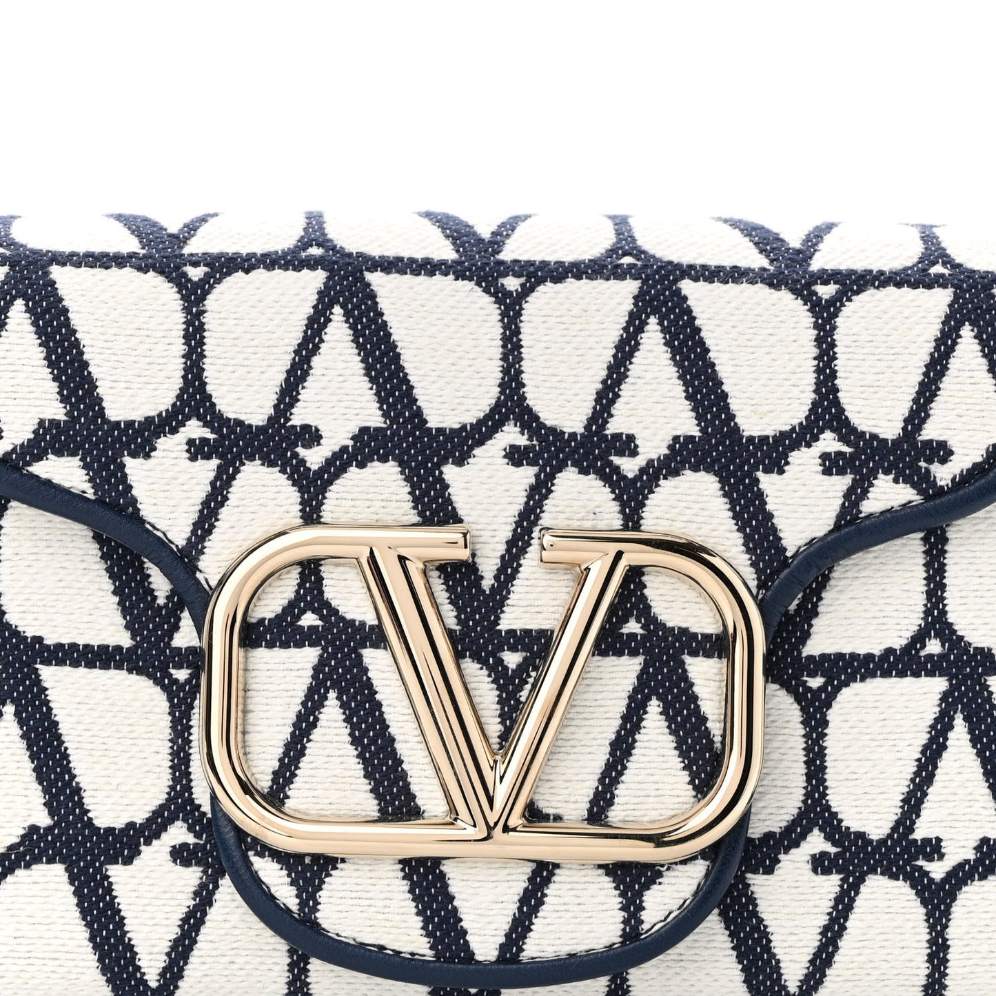 Toile Iconographe Cotton Vlogo Small Loco Hobo Bag White Worker