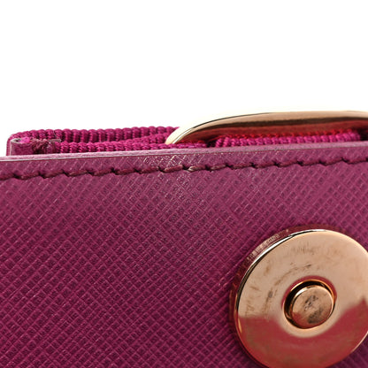 Salvatore Ferragamo Calfskin Mini Miss Vara Bow Chain Bag Sangria 9 of 11