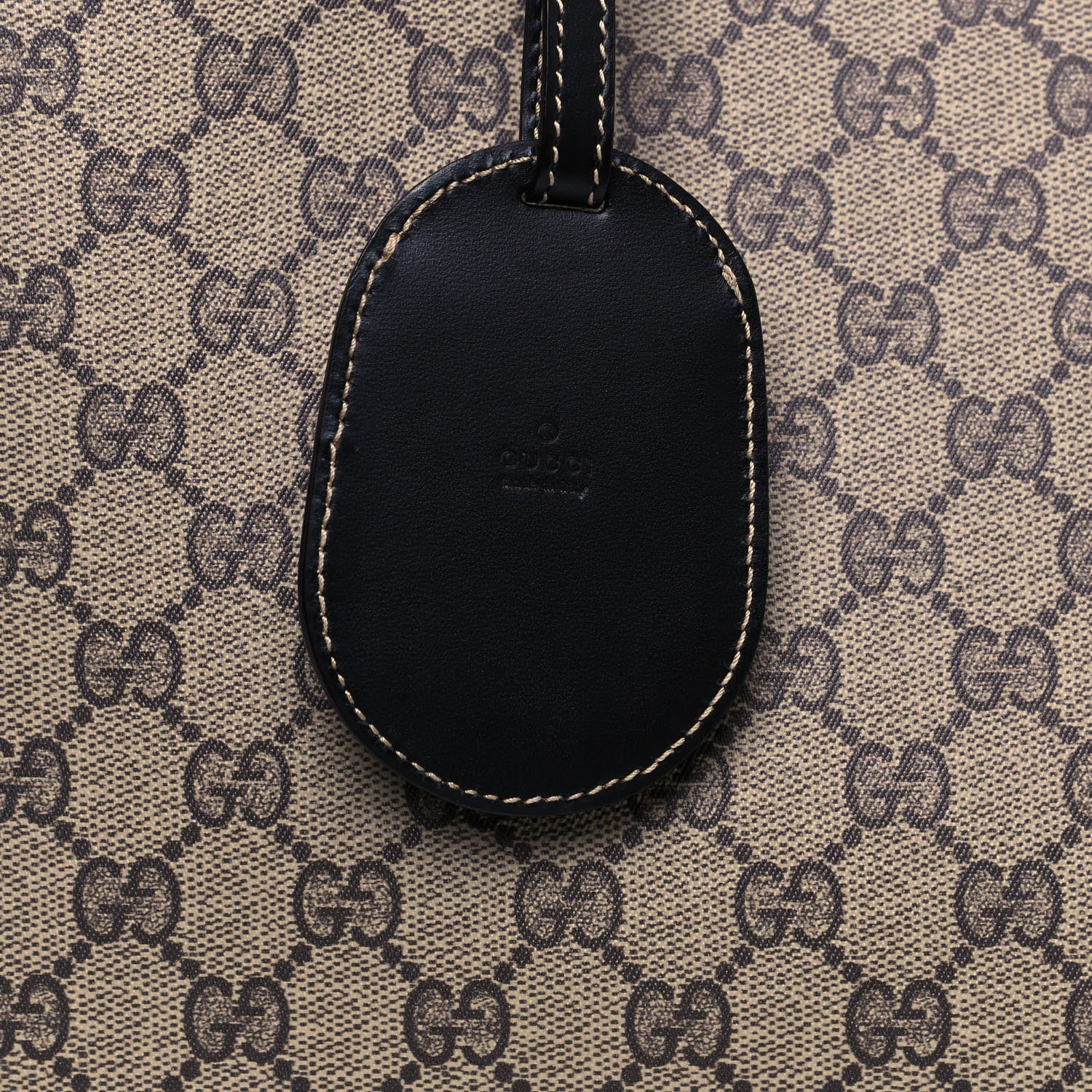 Gucci GG Supreme Monogram Large Reversible Tote Beige Black 8 of 17