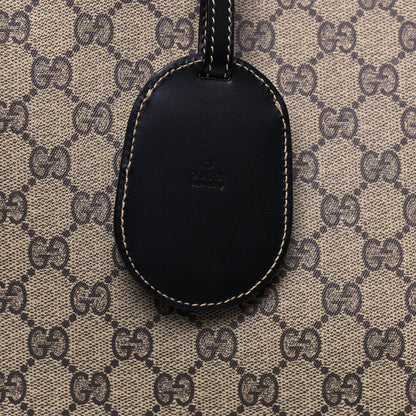 Gucci GG Supreme Monogram Large Reversible Tote Beige Black 8 of 17