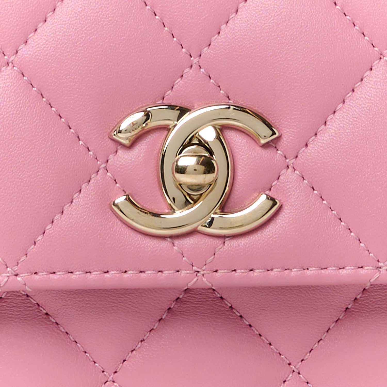 Chanel Lambskin Quilted Small Trendy CC Flap Dual Handle Bag Pink 11 of 14