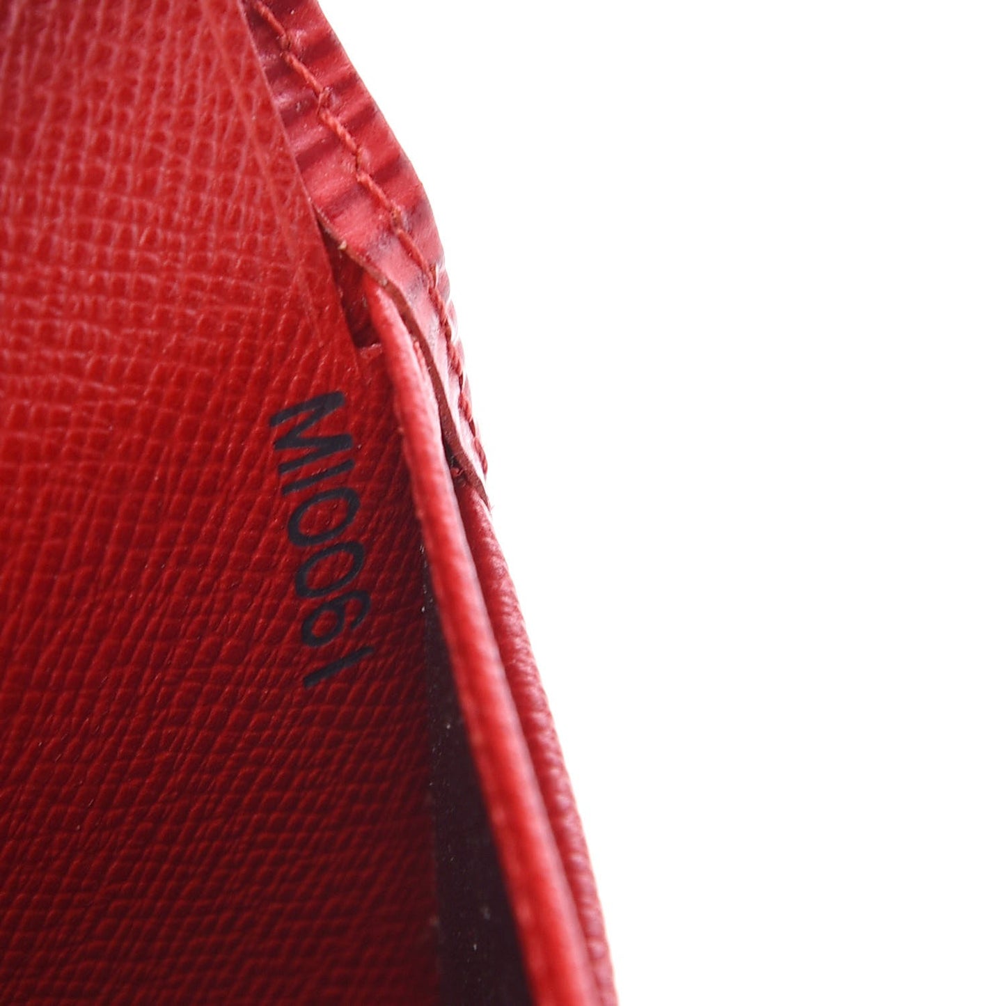 Epi French Purse Wallet Castillan Red