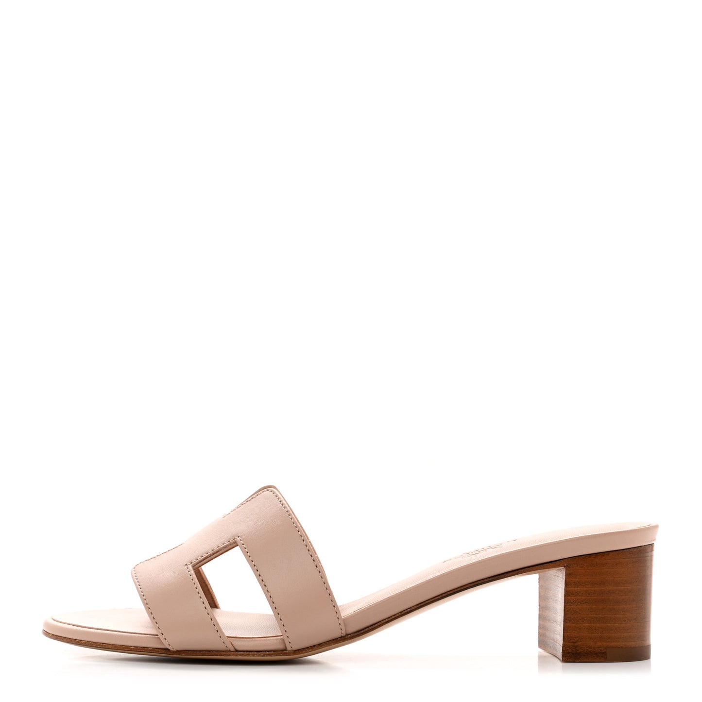 Calfskin Oasis Sandals 36.5 Nude