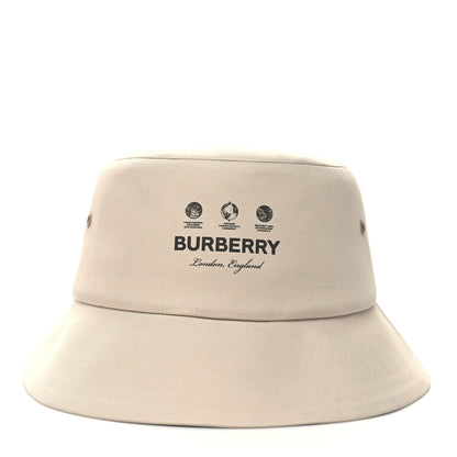 Burberry Technical Cotton Giant Check Globe Bucket Hat M Soft Fawn 2 of 7