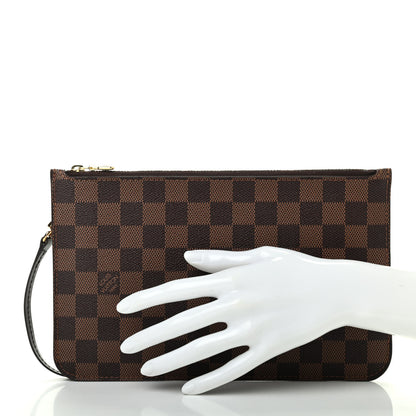 Louis Vuitton Damier Ebene Neverfull MM GM Pochette 2 of 7